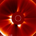 Latest LASCO C2 image of the Sun